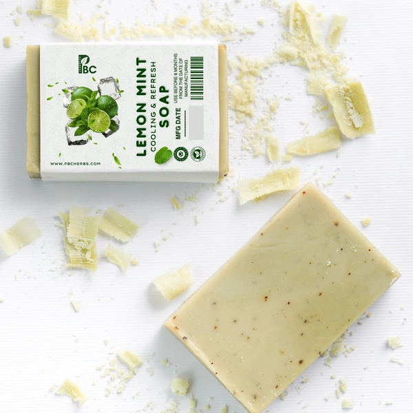 LEMON MINT ( COOL SKIN ) SOAP - 100g
