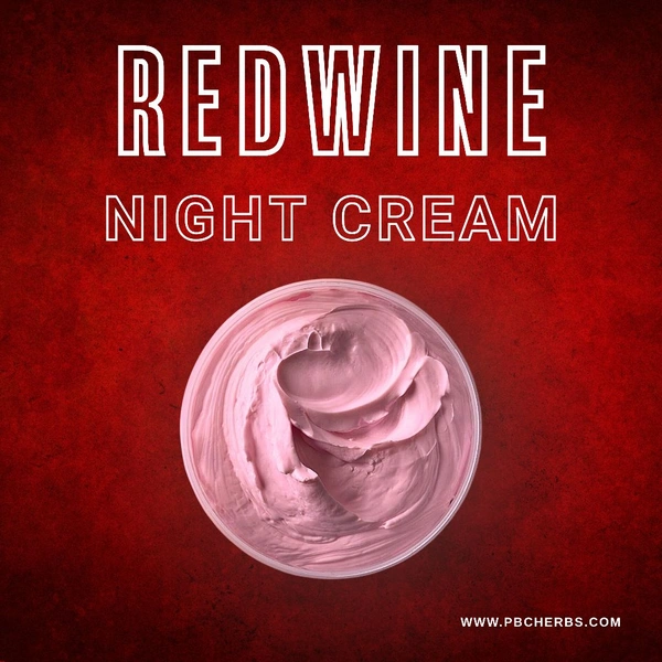 REDWINE NIGHT CREAM - 50g, Daily Night Use, Men & Women ( customized ), Bright Nourish glow Moisture., All Skin Type