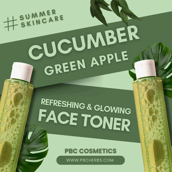CUCUMBER & GREEN APPLE FACE TONER - 100ml