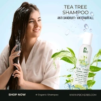 TEA TREE & LEMON MINT SHAMPOO - 100ml