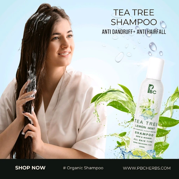 TEA TREE & LEMON MINT SHAMPOO - 100ml
