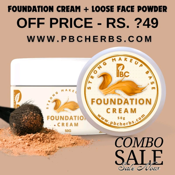 COMBO MAKEUP KIT ( FOUNDATION CREAM+ FACE POWDER ) - FC50g + FP30g