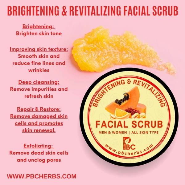 Skin Whitening & Revitalizing Facial Scrub - 50g