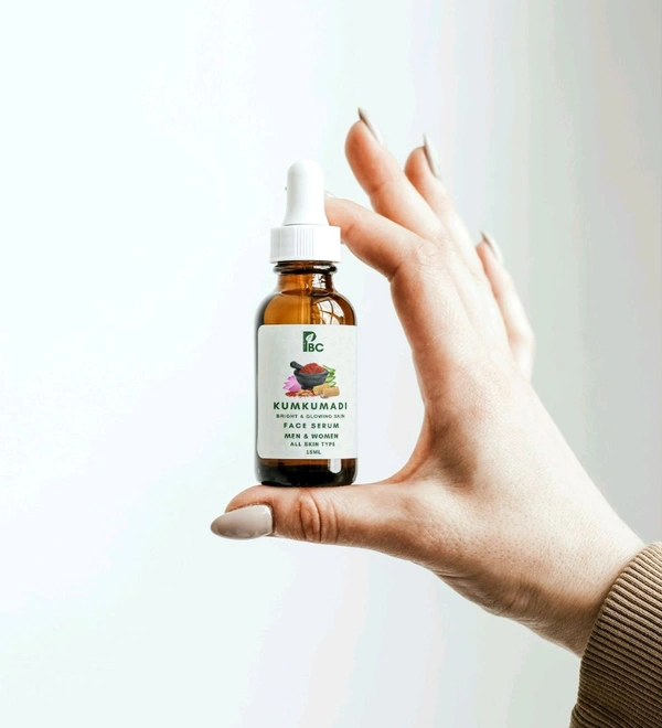 Kumkumadi Face Serum - 15ml, Daily Use, All Skin Type ( Customized ), Men & Women