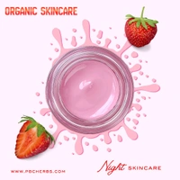 STRAWBERRY GEL CREAM ( FACE - NIGHT ) - 50g - PET JAR