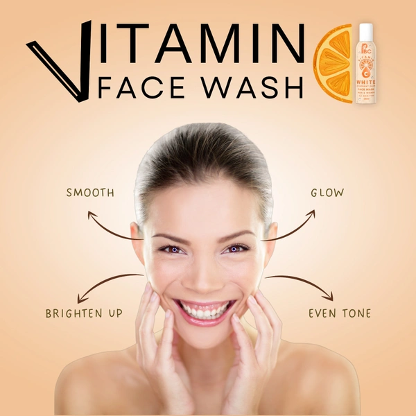 Vitamin C Face wash ( Whitening & Radiance ) - 100ml, Men & Women