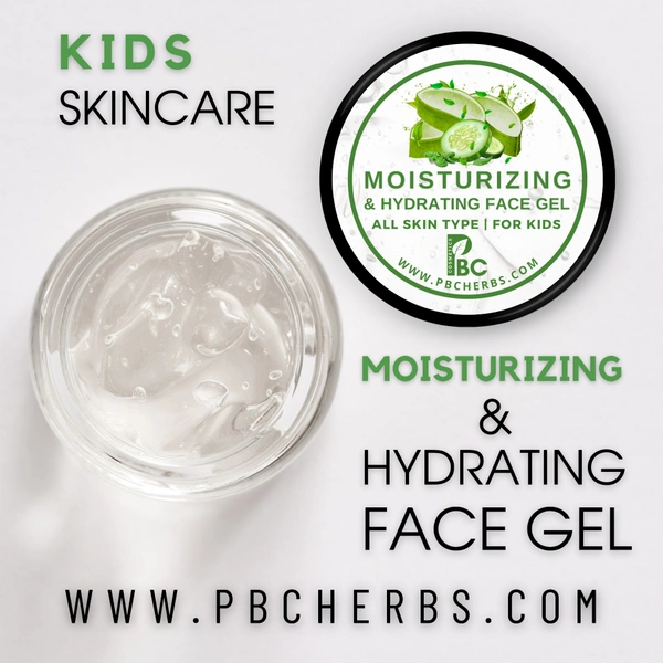 Moisturizing & Hydrate face gel for kids - 50g, Daily Twice, All Skin Type, Kids Skincare