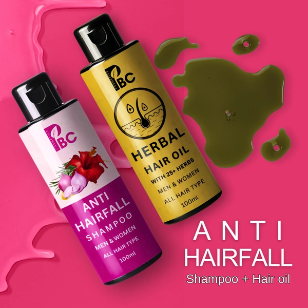 Anti Hair fall Kit (Combo 2 Products) - 100ml + 100ml, All hair Type, Men & Women