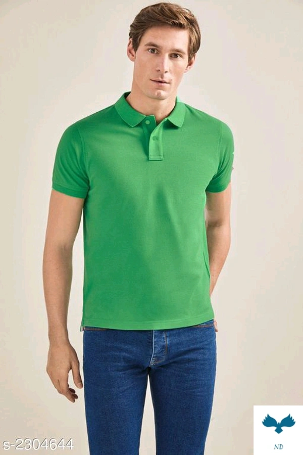 Men's Classy Cotton Blend  Casual T-shirts - 38