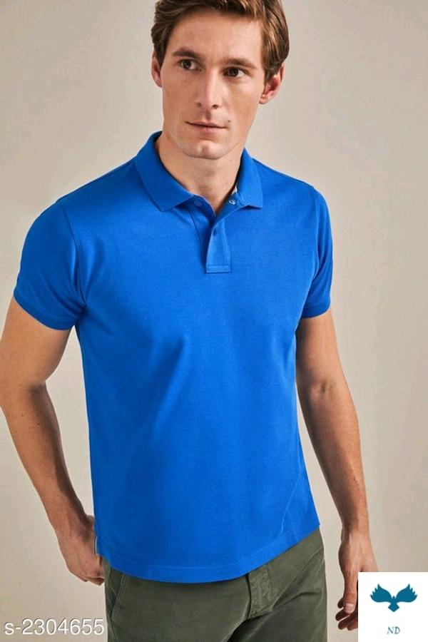 Men's Classy Cotton Blend  Casual T-shirts - 38