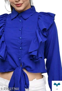 Classic Graceful Women Tops & Tunics - M