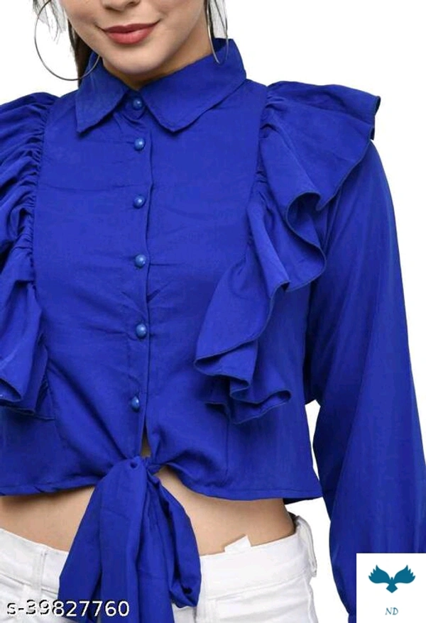 Classic Graceful Women Tops & Tunics - M