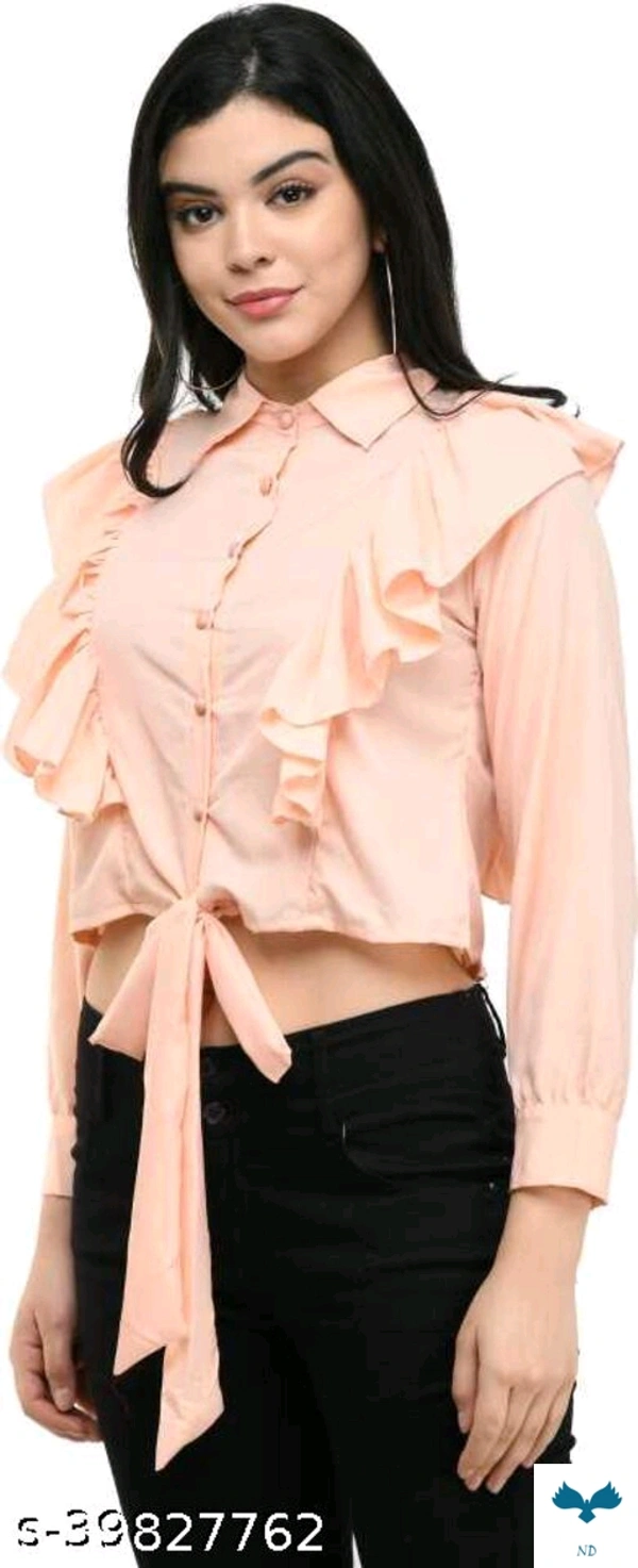 Classic Graceful Women Tops & Tunics - M