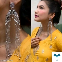 Justrealdeal Oxidized Jhumki Earrings for Women Design