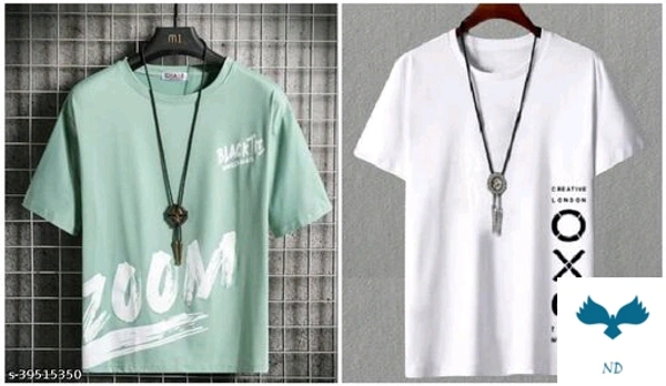 Fashion Globe Best Selling  Printed Half Sleeves  T' shirt for man - L