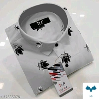 URBAN Premium SLUB Cotton Casual  Shirt  For Men - S 