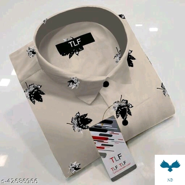 URBAN Premium SLUB Cotton Casual  Shirt  For Men - S 