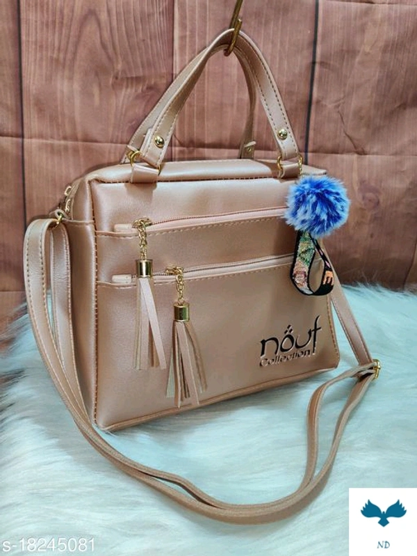 Beautiful Women's Peach PU Slingbag