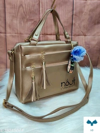 Beautiful Women's Peach PU Slingbag