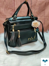 Beautiful Women's Peach PU Slingbag