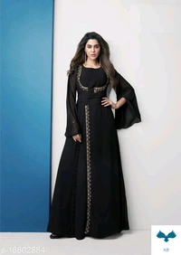 TRENDY GEORGETTE GOWN FOR WOOMEN - XL