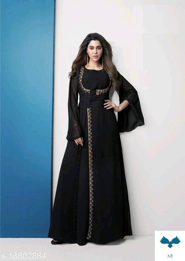 TRENDY GEORGETTE GOWN FOR WOOMEN - XL
