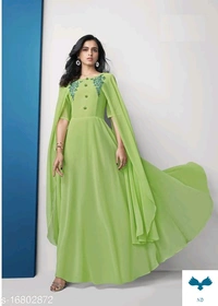 TRENDY GEORGETTE GOWN FOR WOOMEN - XL