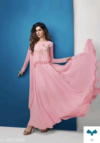 TRENDY GEORGETTE GOWN FOR WOOMEN - XL