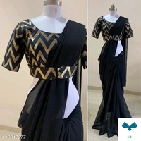 BEST SELLING STITCHED BLOUSE SAREES - Free Size
