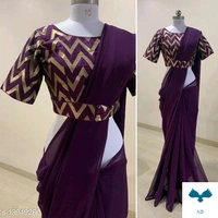 BEST SELLING STITCHED BLOUSE SAREES - Free Size