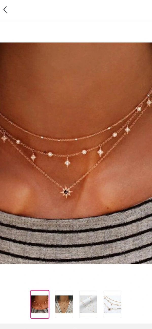 Trendy Multilayer Star Pendant - free size