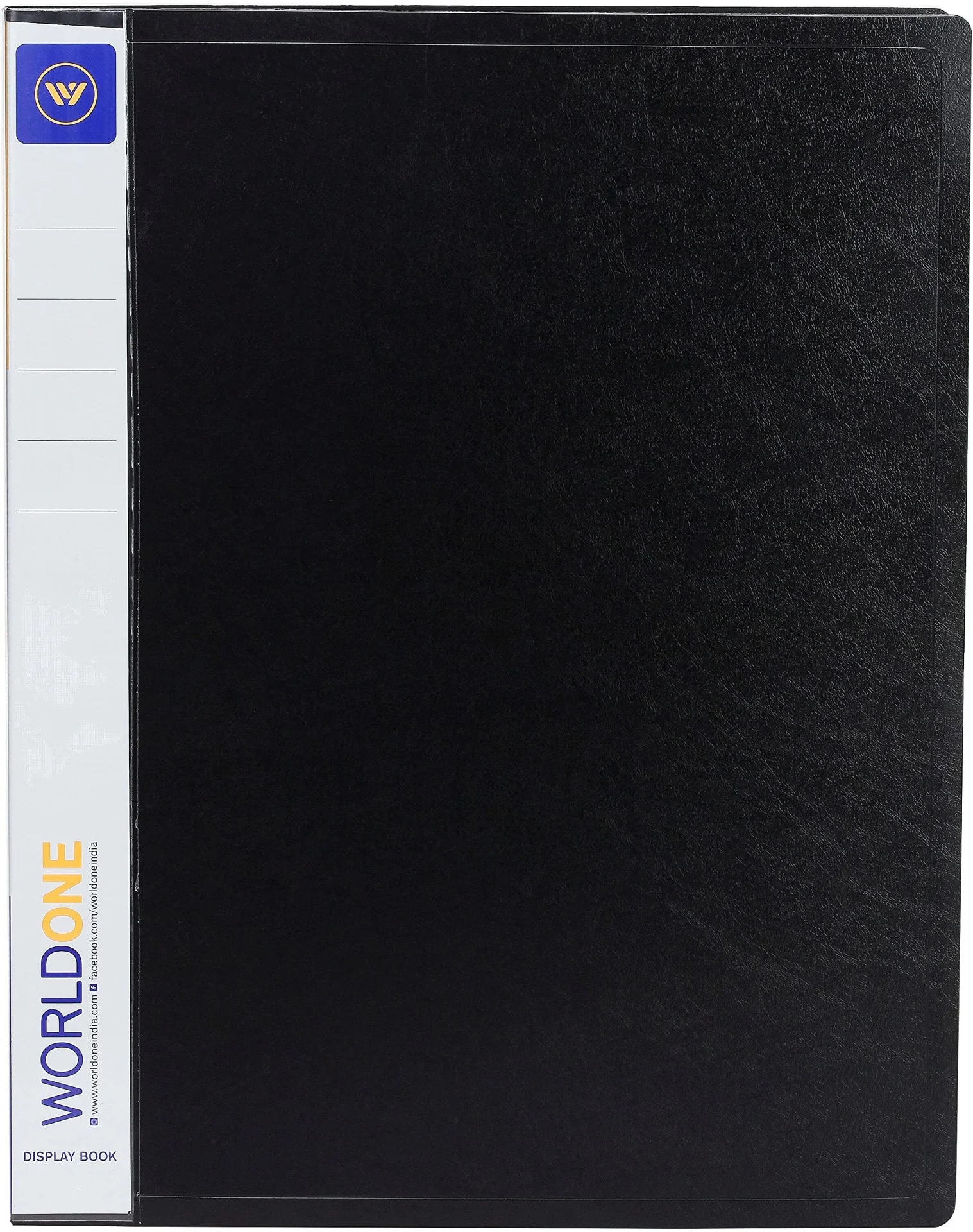 WORLDONE Display Book File Folder with 60 Pockets Plastic File Display ...