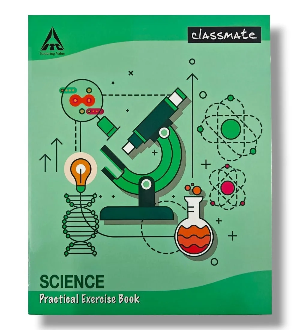 Classmate Science Practical Notebook - Single Line/blank 100 pages