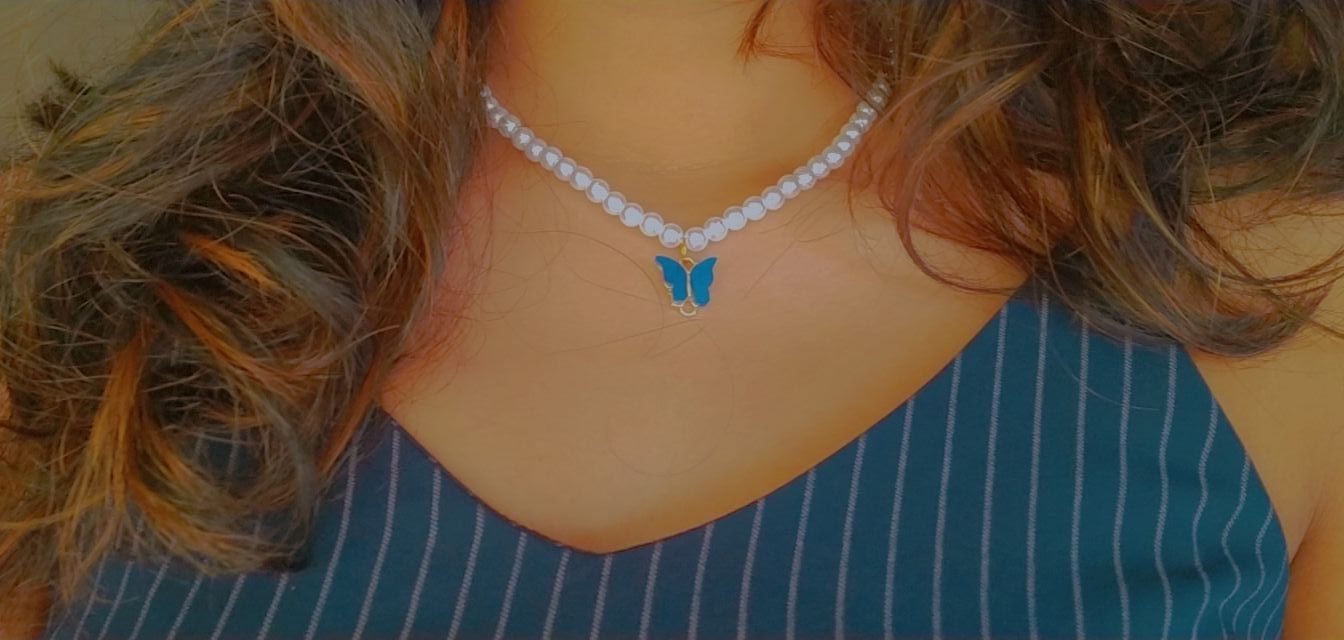 Buy Butterfly Choker, Black Butterfly Necklace, Halloween Jewelry, Gift  Idea Online in India - Etsy