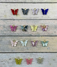 Pearl Butterfly Choker - black 