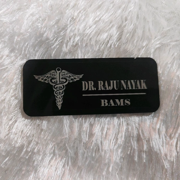 Acrylic Name Badge - Design 001