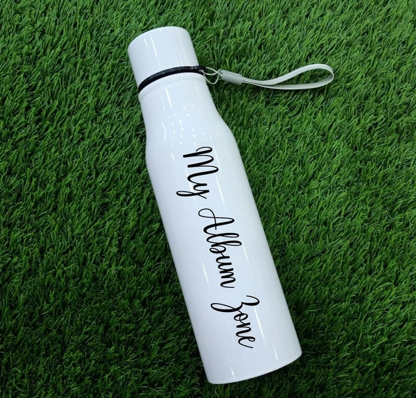 Single Layer Metal Bottle - White