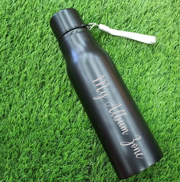 Single Layer Metal Bottle - Black
