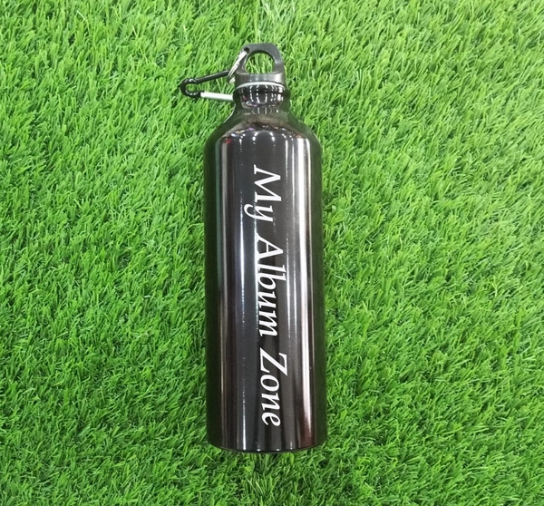 Aluminum Sipper Bottle 750ml - Black