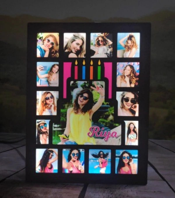 Cake - LED Collage Frame - 8x12" Inch