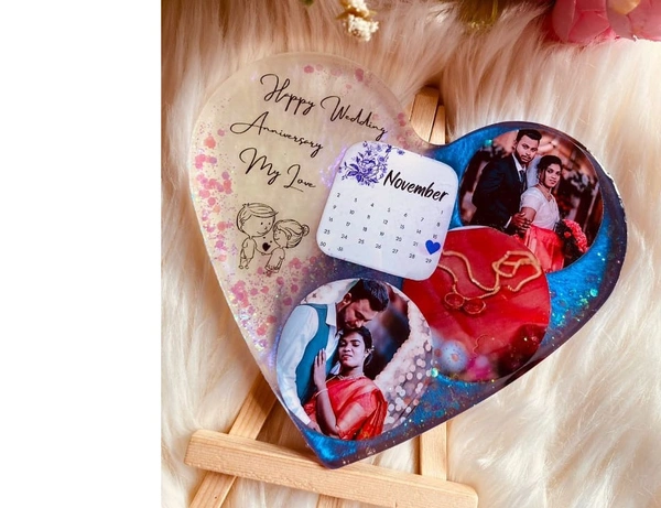 Heart Resin - 8" inch