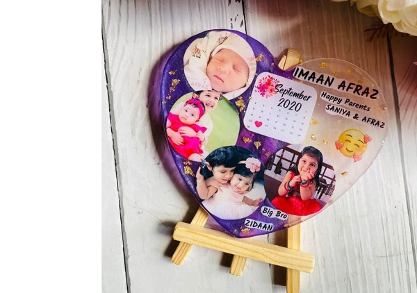 Heart Resin - 6" Inch