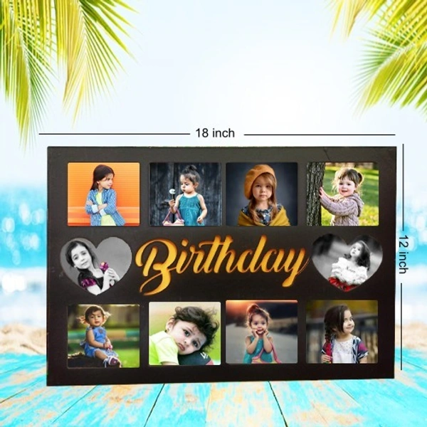 Birthday LED Collage Frame - 12x18" Inch