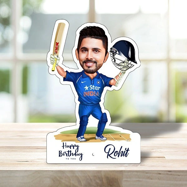 ACC01 - Cricketer - Caricature Cartoon Frame