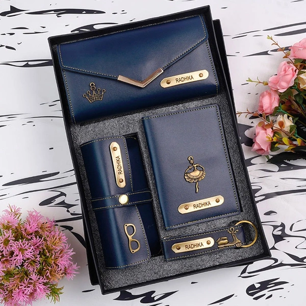 Ladies 4 pc Wallet Combo - Blue
