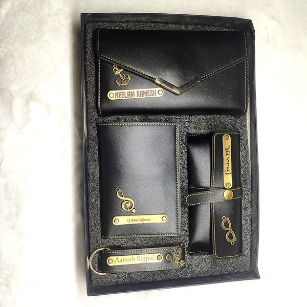 Ladies 4 pc Wallet Combo - Black