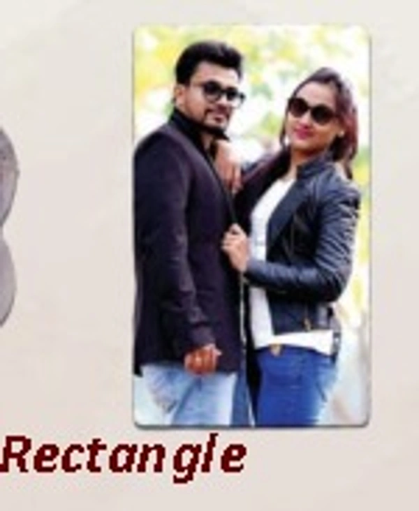 Metal Fridge Magnets - Small Size - Rectangle Shape