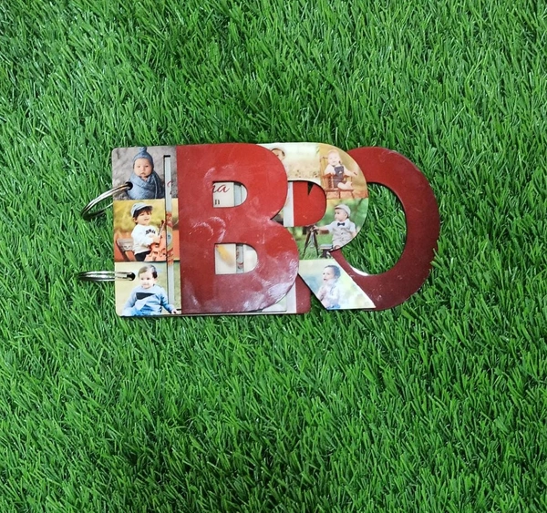 BRO - 3 Layer Book Type MDF Wood Rakhi Gift