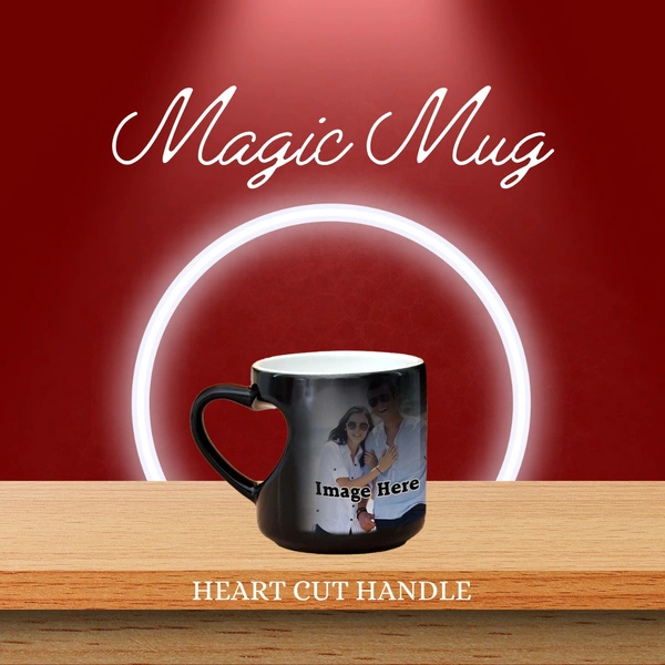 Magic Mug - Heart Cut