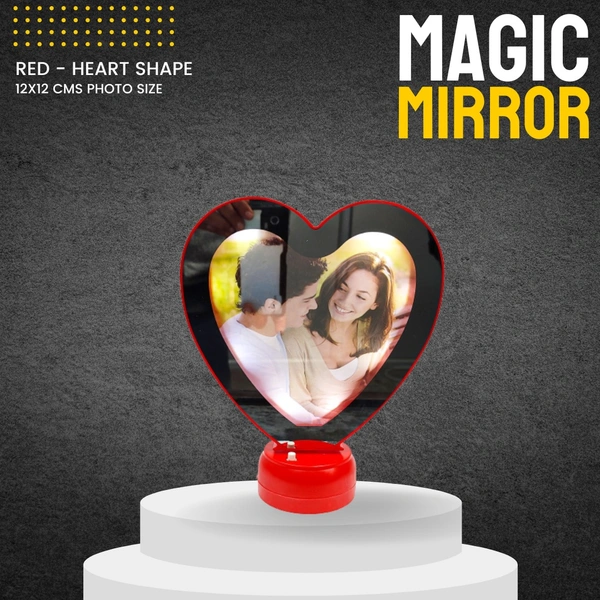 Heart Red Small Magic Mirror